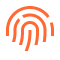 Trinity-Cyber-Fingerprint-Orange-Icon