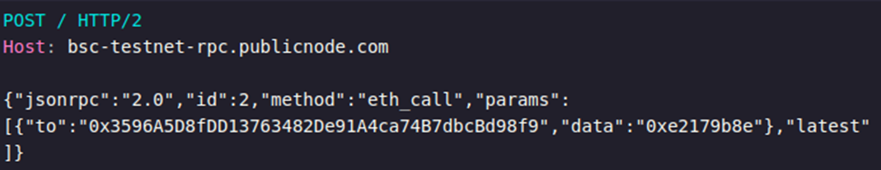 Trinity Cyber Jan Tech Blog - POST request to BSC endpoint