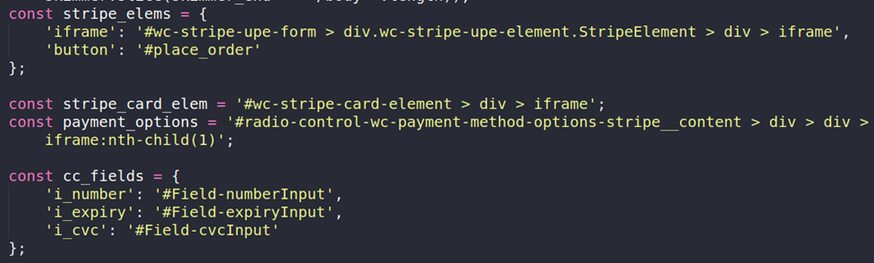 Trinity Cyber Jan Tech Blog - Skimmer code and targeted fields
