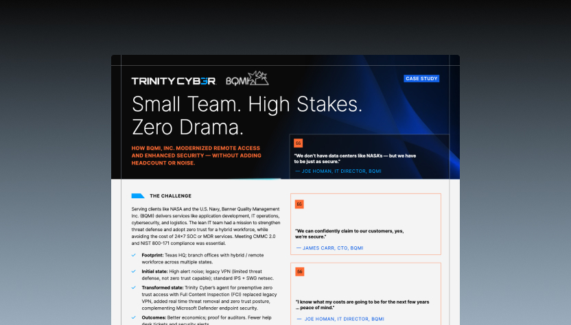 25 - Trinity Cyber - Zero Trust Remote Access - Case Study