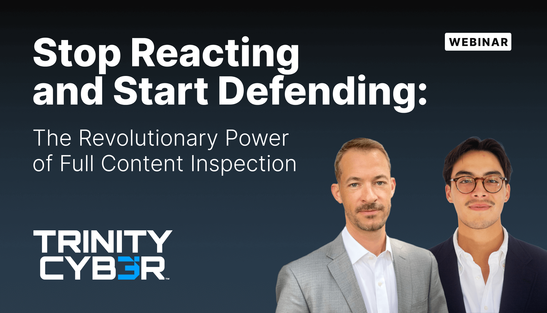 Stop Reacting and Start Defending Webinar