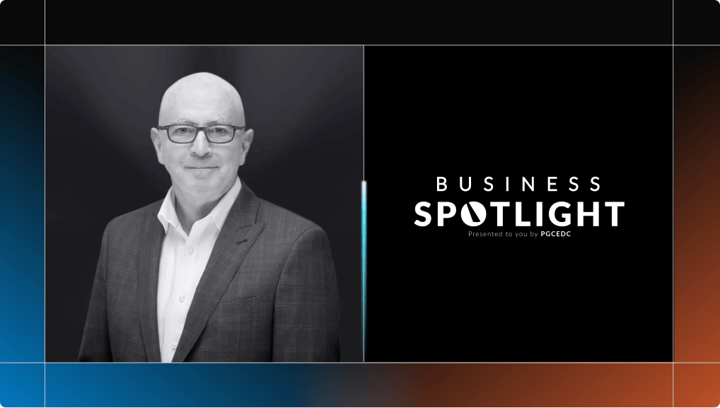 Steve Ryan and business spotlight logo