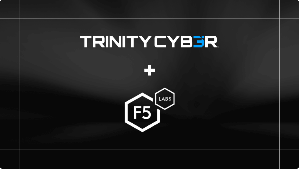 trinity cyber and F5 logos